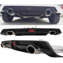 HONDA CİVİC FC5 DİFÜZÖR MUGEN ÇAKARLI MODEL 2016 ve üzeri (plastik)