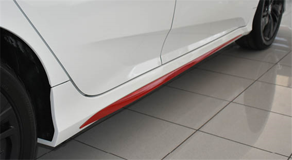 HONDA CİVİC FC5 YAN MARŞPİYEL ÇITASI (kırmızı renk)