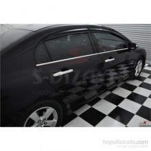 HONDA CİVİC FD6 KROM CAM ÇITASI 6 PARCA 2006-2012