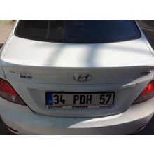 HYUNDAİ ACCENT BLUE SPOYLER (polyester-boyasız)
