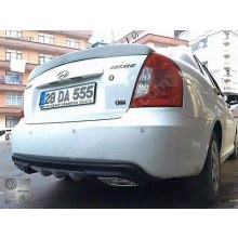HYUNDAİ ACCENT ERA DİFÜZÖR CİFT EGZOZ GÖRÜNÜMLÜ PLASTİK