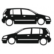 HYUNDAİ GETZ STİCKER (2 adet)