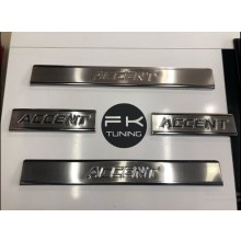 Hyundai Accent Blue Krom Kapı Eşiği 4 Parça Takım (gerçek resim)