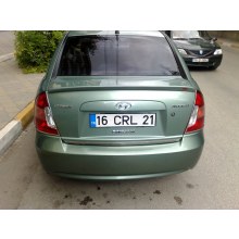 Hyundai Accent Era Bagaj Alt Krom Çıtası