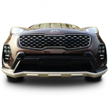 Kia Sportage Ön Arka Koruma Çift Çıkışlı Difüzör 2016-2019
