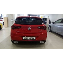 OPEL ASTRA K DİFÜZÖR EGZOZ GÖRÜNÜMLÜ (plastik)