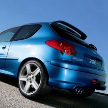 PEUGEOT 206 SPOYLER (polyester-boyasız)