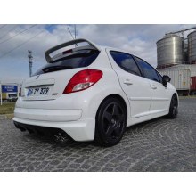 PEUGEOT 207 ARKA DİFÜZÖR  TAMPON EKİ (polyester/boyasız)