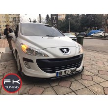 PEUGEOT 308 ÖN TAMPON LİPİ PARLAK SİYAH