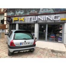 RENAULT CLİO 2 DİFÜZÖR EGZOZ GÖRÜNÜMLÜ (plastik)