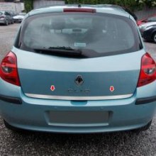 Renault Clio 3 Bagaj Alt Krom Çıtası Hatcback