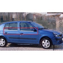Renault Clio Symbol Krom Cam Çıtası 1999 2006 4 Parça