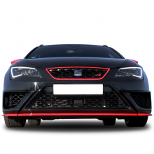 SEAT LEON FR JE DESIGN ÖN TAMPON EKİ (plastik) 2012-2017 Makyajsız FR