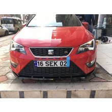 SEAT LEON FR ÖN LİP PARLAK SİYAH (plastik)