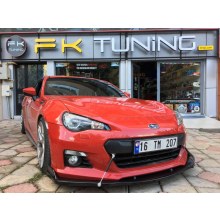 SUBARU BRZ ÖN TAMPON LİPİ PARLAK SİYAH (kanatlı)