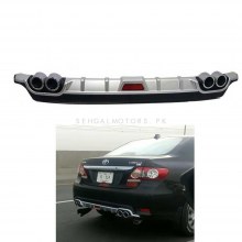 TOYOTA COROLLA DİFÜZÖR EGZOZ GÖRÜNÜMLÜ (plastik)