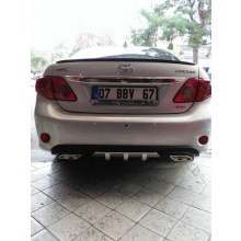 TOYOTA COROLLA DİFÜZÖR EGZOZ GÖRÜNÜMLÜ (plastik)