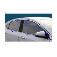 Toyota Corolla Krom Cam Çıtası Çevirme Tam Tur 2012-2019