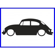VOLKSWAGEN BEETLE VOSVOS STİCKER (2 adet)