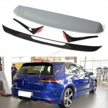 VOLKSWAGEN GOLF 7 & 7.5 GTI SPOYLER 4 PARÇA PARLAK SİYAH PLASTİK