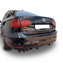 VOLKSWAGEN JETTA 6R ARKA DİFUZOR PARLAK SİYAH (Plastik) MAKYAJLI