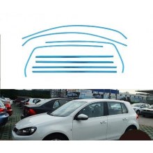 Volkswagen Golf 6 Krom Cam Çıtası Çevirme Tam Tur