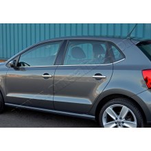 Volkswagen Polo 6r ve 6c Krom Cam Çıtası 2009 2017 6 parça