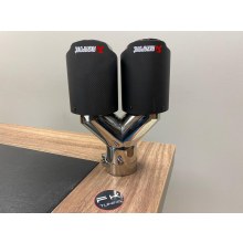 AKRAPOVİÇ EGZOZ UCU ÇİFT ÇIKIŞ CARBON 90mm (1 adet