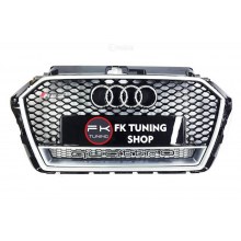 Audi A3 8V FL Rs3 Ön Panjur Seti Quatro Logolu Kromlu (2016-2020)