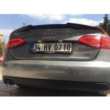 AUDİ A4 B8 YARASA SPOYLER 2009-2012 ( pianoblack boyalı-plastik