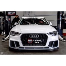 Audi A4 B9 Rs4 Ön Panjur Seti 2016-2020 Krom Çerçeveli 