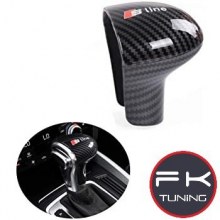 AUDİ A5 VİTES TOPUZU KAPLAMA S-LİNE LOGOLU KARBON 2012-2016