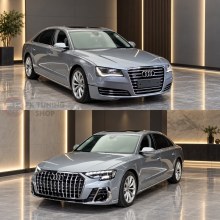 Audi A8 2011-2017 uyumlu 2025+ Facelift görünüm Body Kit Seti