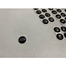 AUDİ ANAHTAR LOGOSU 1,3 cm (5 ADET
