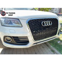 AUDİ Q5 RSQ5 ÖN PANJUR 2013-2015 Pianoblack-Krom Çerçeve
