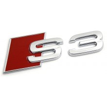 Audi S3 Logo Yapıştırmalı Krom Renk