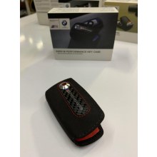 BMW ANAHTAR KILIFI SÜET M PERFORMANCE F10-F20-F30 kırmızı detay BMW ANAHTAR KILIFI SÜET M PERFORMANCE F10-F20-F30 kırmızı detay