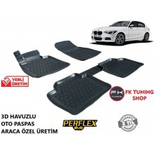 Bmw F20 3D Havuzlu Oto Paspas Seti Perflex Marka 2011 Ve Üzeri