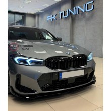 Bmw G20 Lci Ön Tampon Eki Lip (Pianoblack Renk - İthal Plastik MODEL 3 2022 ve Üzeri)