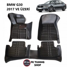 Bmw G30 5D Havuzlu Paspas Seti Deluxrider Siyah Renk 2017 ve üzeri