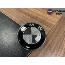 BMW KARBON LOGO ÖN veya BAGAJ uyumlu 7.7x7.7 Cm (1 adet