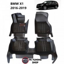 Bmw X1 5D Havuzlu Paspas Seti Deluxrider Siyah Renk 2016-2021 Bmw X1 5D Havuzlu Paspas Seti Deluxrider Siyah Renk 2016-2021