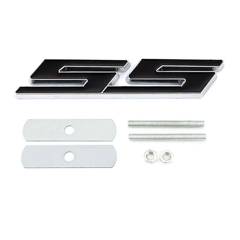 Chevrolet SS Logo Metal Panjur Uyumlu Vidalı