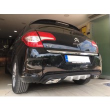 CİTROEN C4 DİFÜZÖR CİFT EGZOZ GÖRÜNÜMLÜ PLASTİK