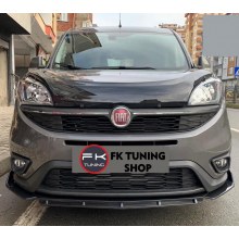 Fiat Doblo Ön Tampon Eki Kanatlı Lip 3 Parça 2015 ve üzeri (pianoblack-plastik