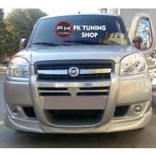 Fiat Doblo Ön Tampon Seti Komple Giydirme 2006-2010 (boyasız-polyester)