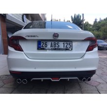 FİAT EGEA DİFÜZÖR ÇİFT EGZOZ GÖRÜNÜMLÜ (gri renk