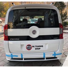 Fiat Fiorino Arka Tampon Eki  (polyester/boyasız