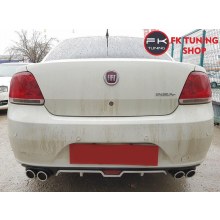 FİAT LİNEA DİFÜZÖR ÇİFT EGZOZ GÖRÜNÜMLÜ (gri renk