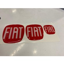 FİAT GRANDE PUNTO ÖN-ARKA-DİREKSİYON STİCKER SETİ (kırmızı)